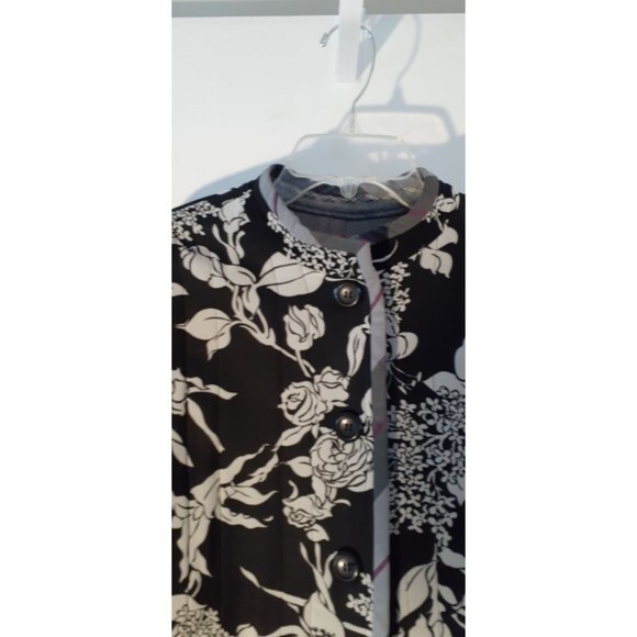 Koos van den akker jacket blazer 18 1x black reversible coat vintage lagenlook - Picture 6 of 8